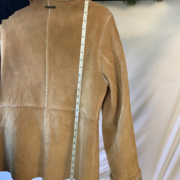 Suede beige jacket from Guess, size small - Picture 6 of 7